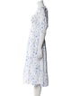 Hill House Home Floral Print Midi Length Dress