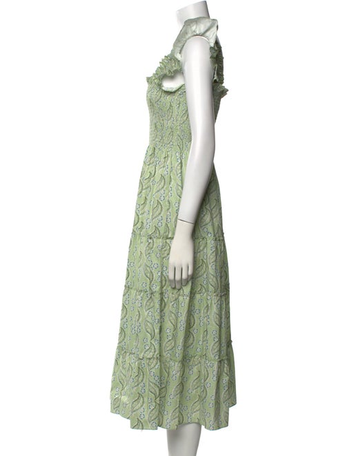 Hill House Home Floral Print Midi Length Dress