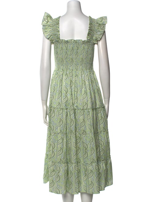 Hill House Home Floral Print Midi Length Dress