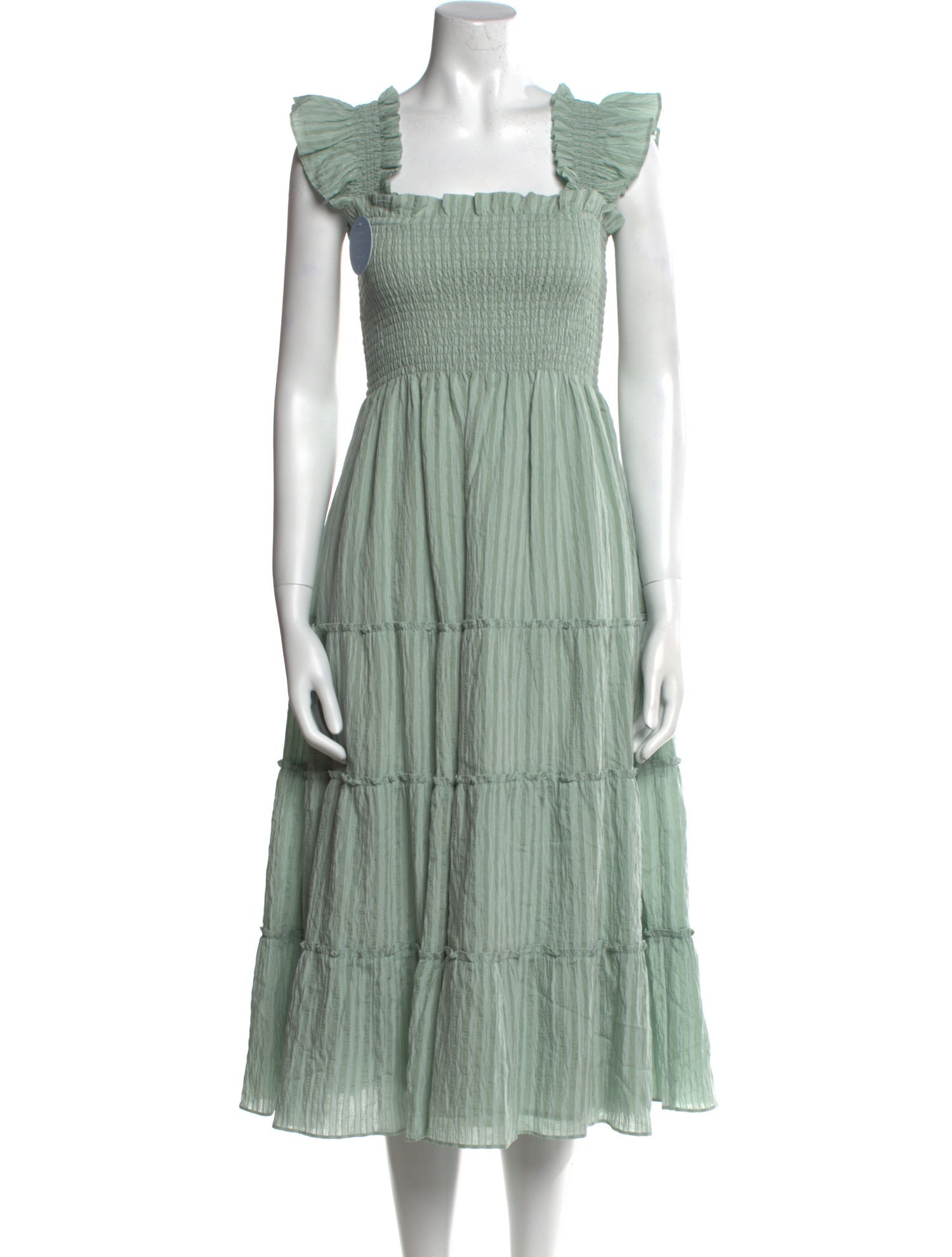 Hill House Home Square Neckline Midi Length Dress w/ Tags