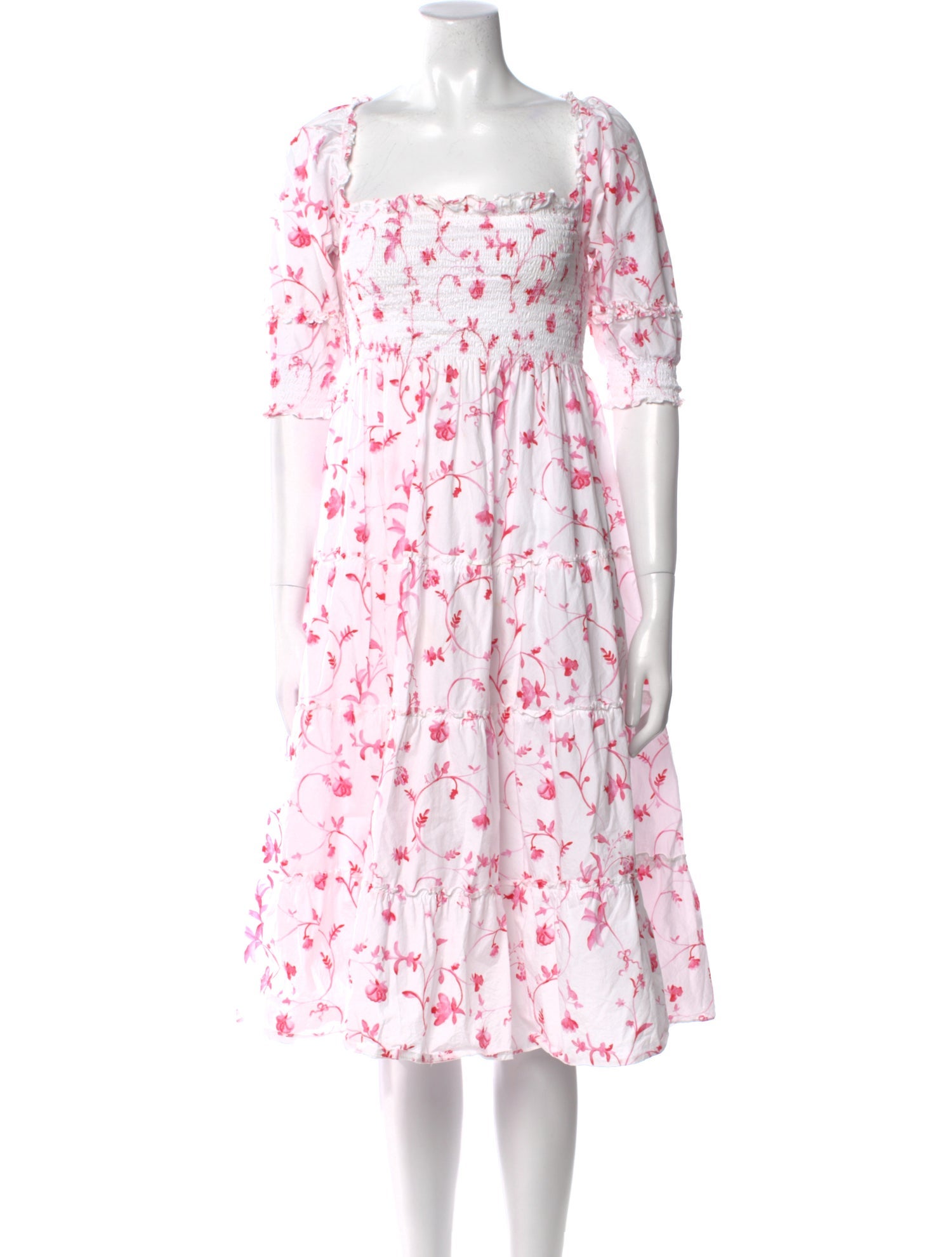Hill House Home Floral Print Knee-Length Dress