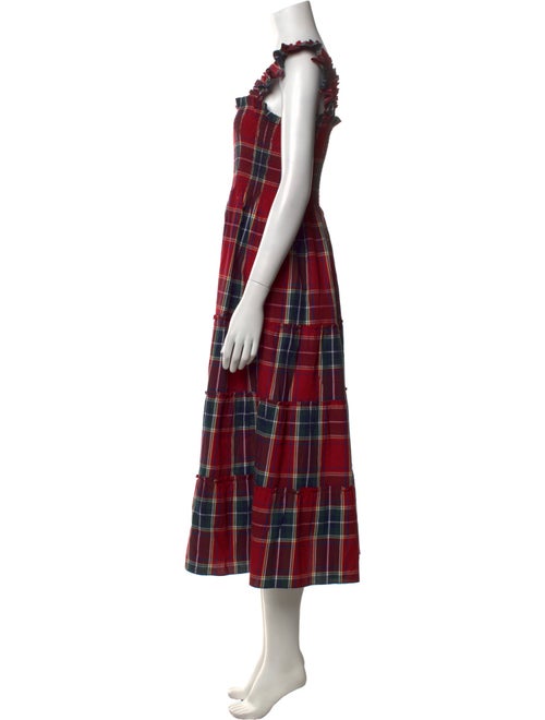 Hill House Home Plaid Print Long Dress