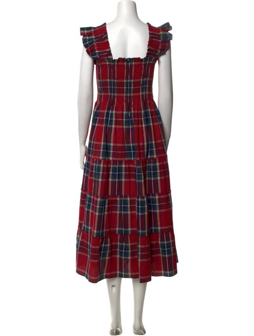 Hill House Home Plaid Print Long Dress