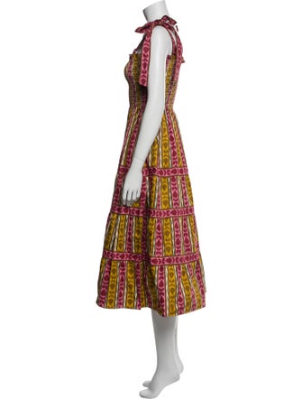 Hill House Home Printed Midi Length Dress