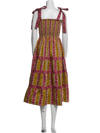 Hill House Home Printed Midi Length Dress