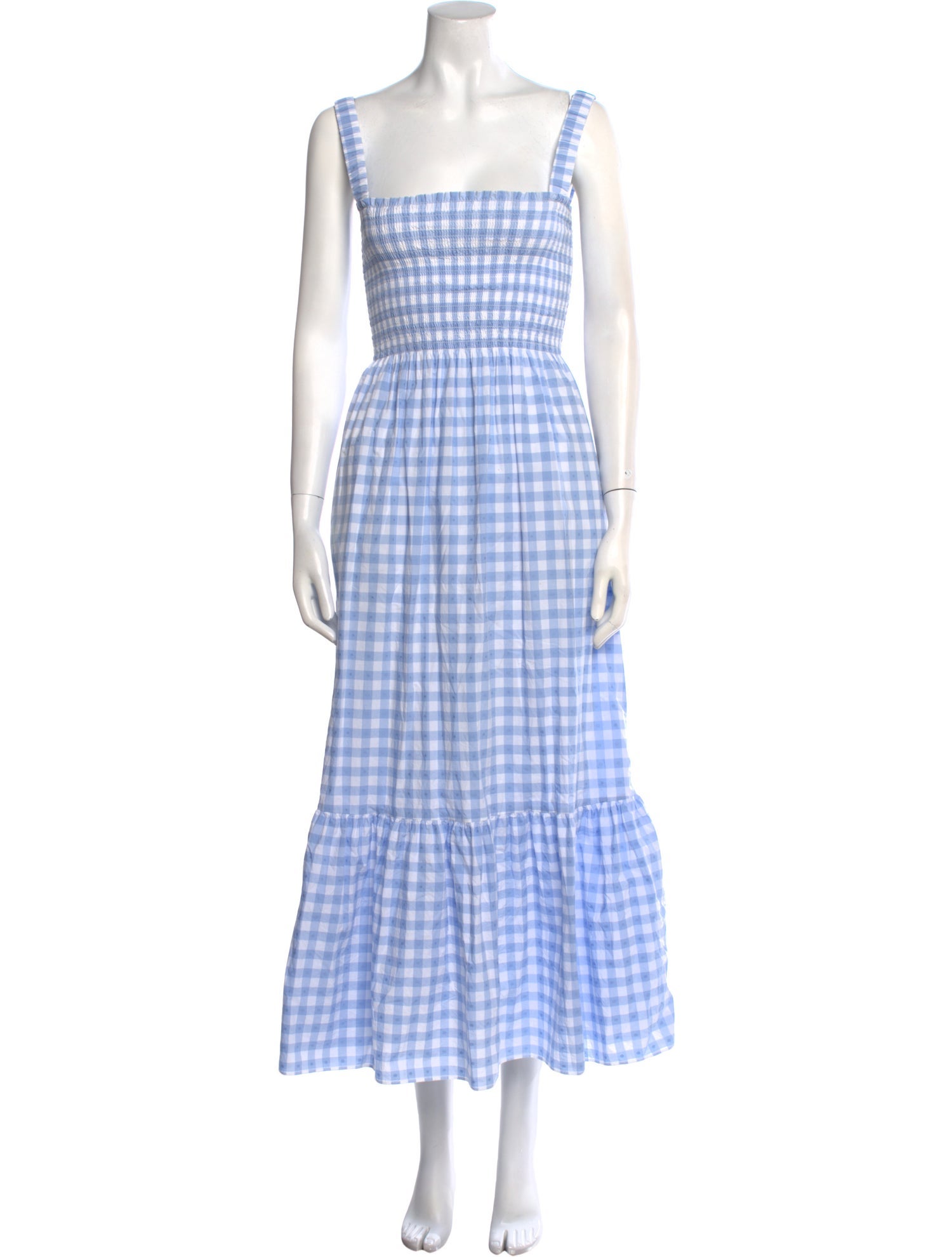 Hill House Home Plaid Print Long Dress