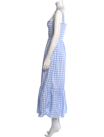 Hill House Home Plaid Print Long Dress