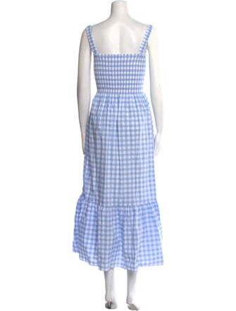 Hill House Home Plaid Print Long Dress