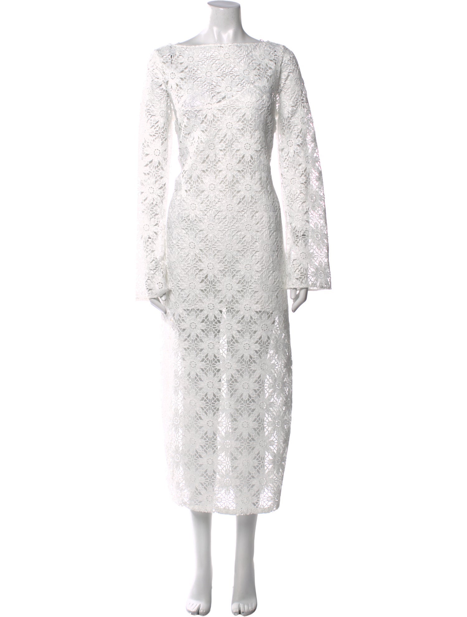 Hill House Home Lace Pattern Midi Length Dress w/ Tags