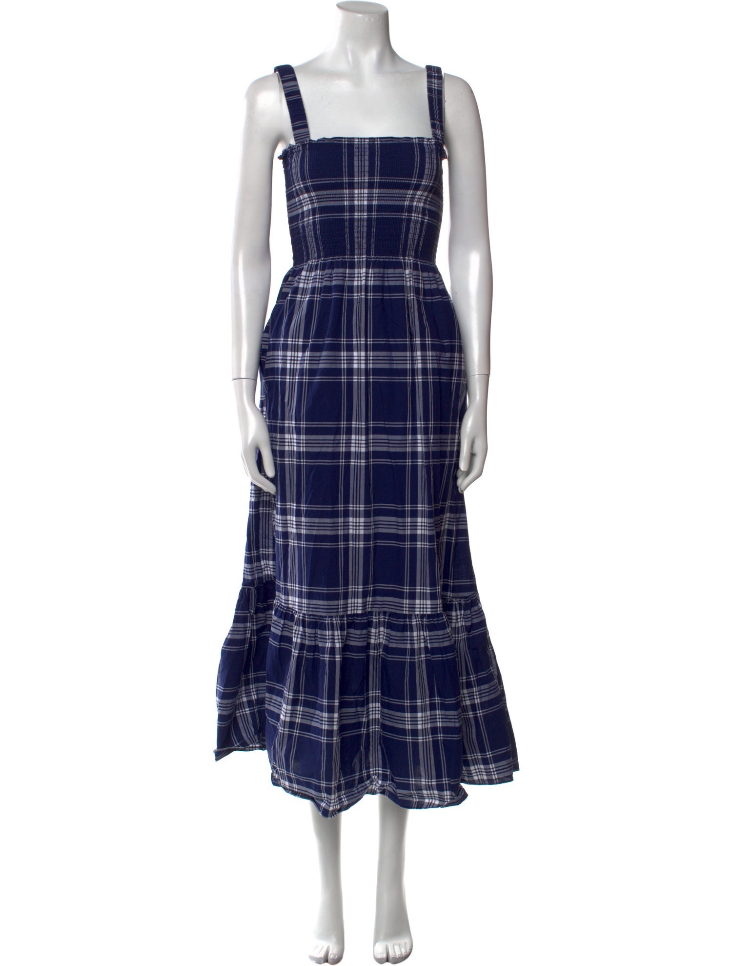 Hill House Home Plaid Print Long Dress
