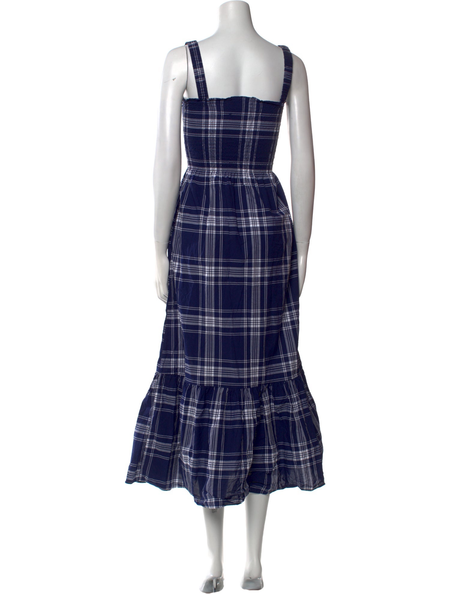 Hill House Home Plaid Print Long Dress