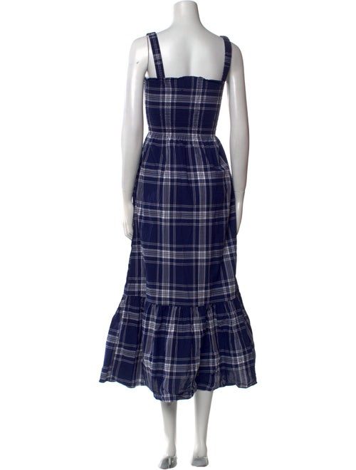 Hill House Home Plaid Print Long Dress