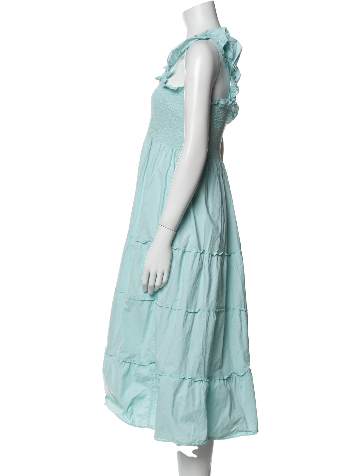 Hill House Home Square Neckline Midi Length Dress