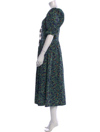 Hill House Home Floral Print Long Dress