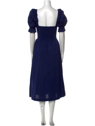 Hill House Home V-Neck Midi Length Dress