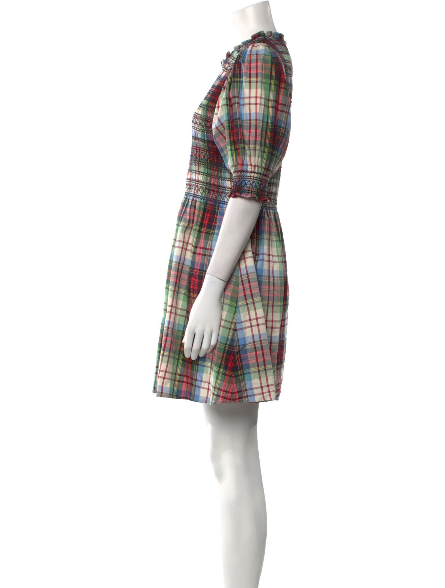 Hill House Home Plaid Print Mini Dress