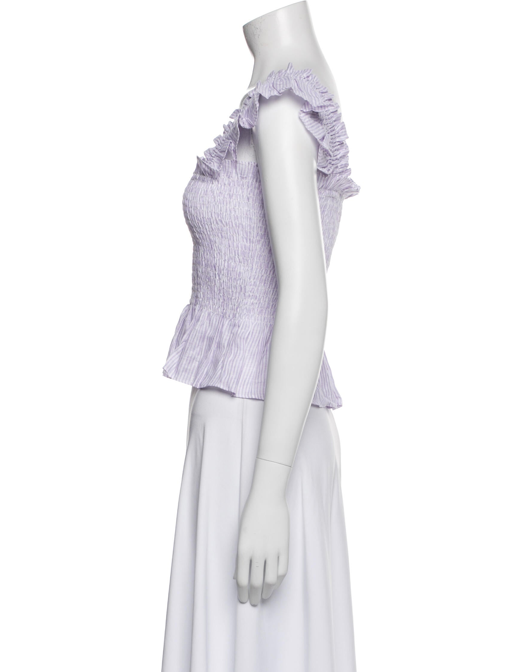 Hill House Home Linen Square Neckline Crop Top w/ Tags