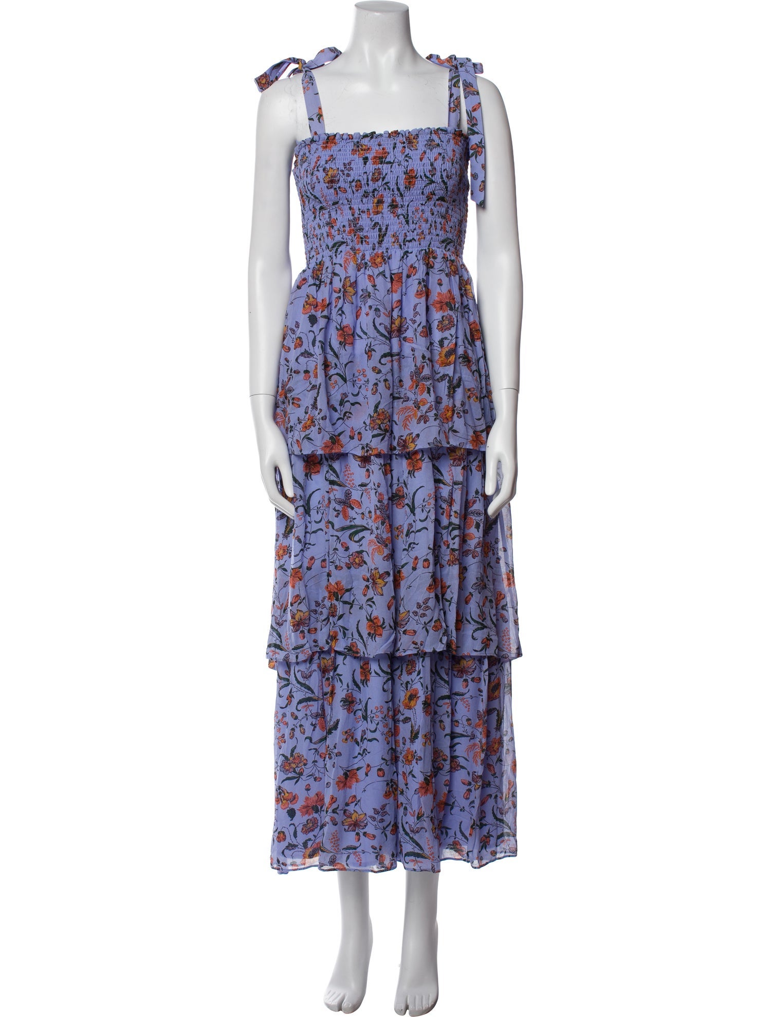 Hill House Home Floral Print Long Dress w/ Tags