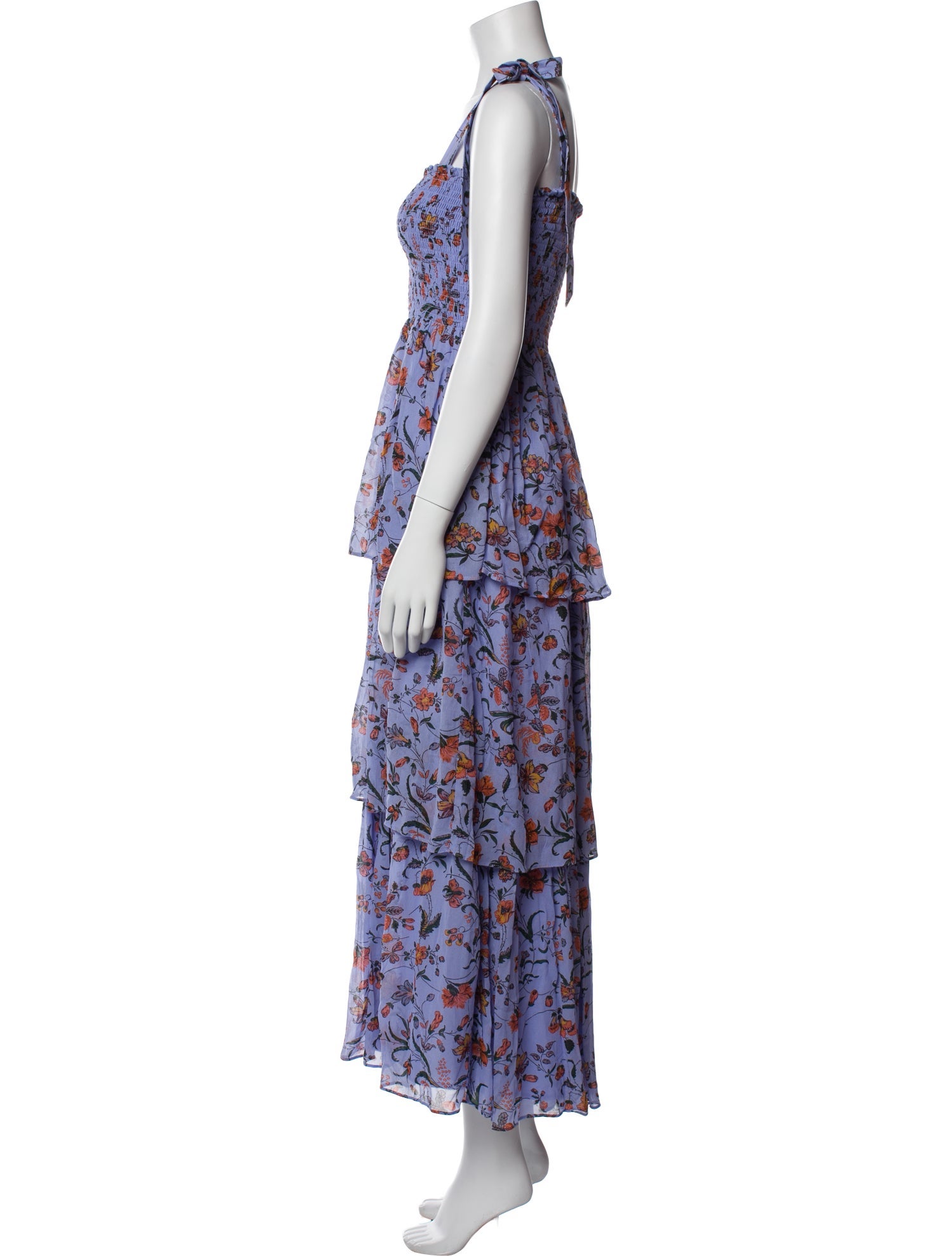 Hill House Home Floral Print Long Dress w/ Tags