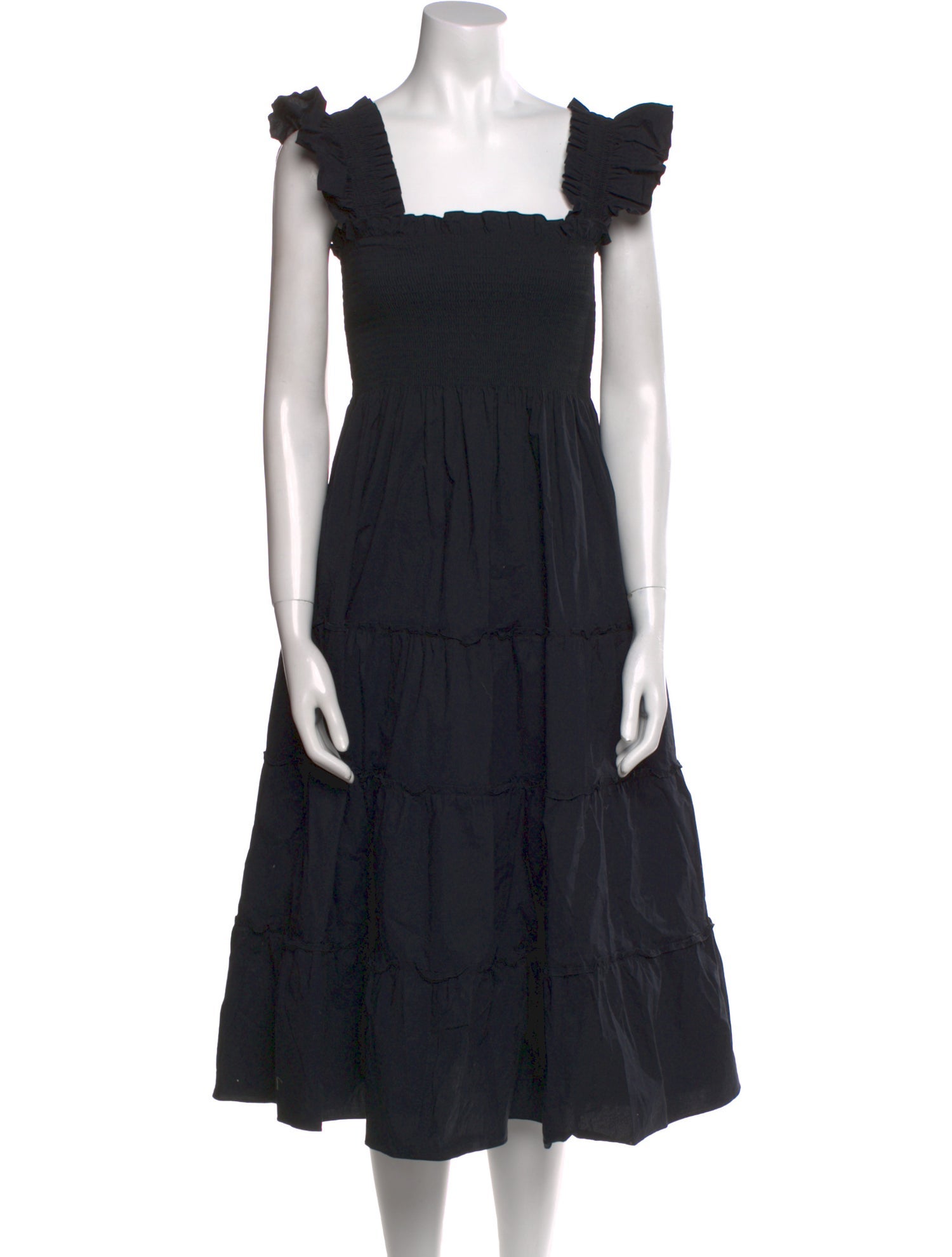 Hill House Home Square Neckline Midi Length Dress