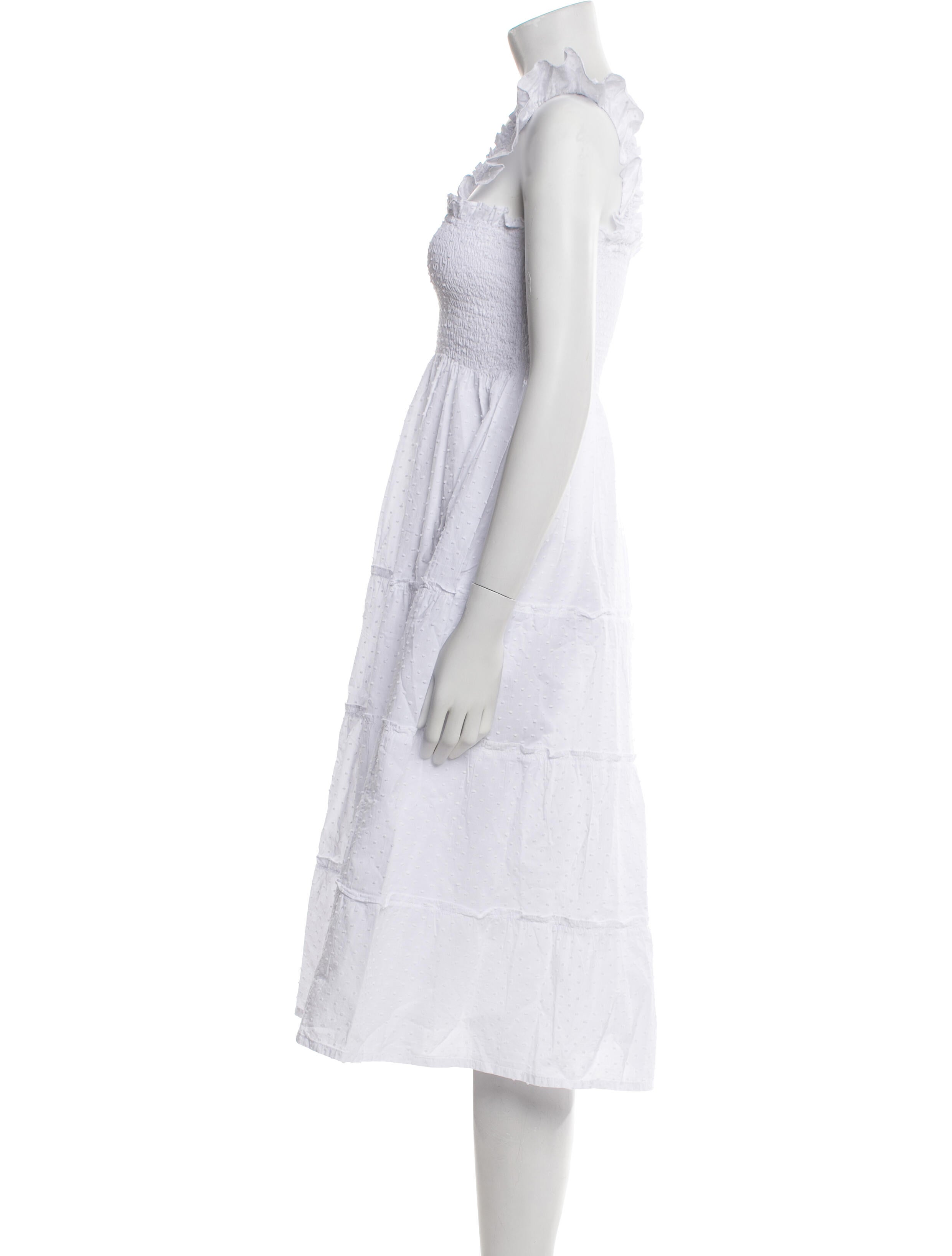 Hill House Home Square Neckline Midi Length Dress