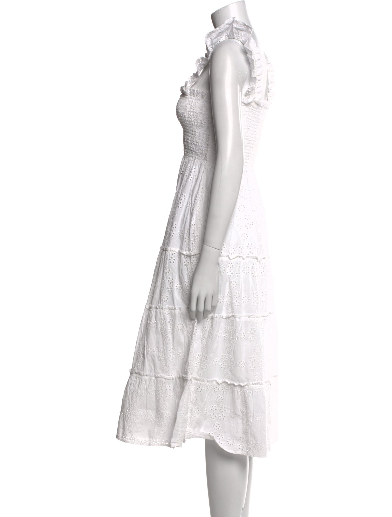 Hill House Home Square Neckline Midi Length Dress