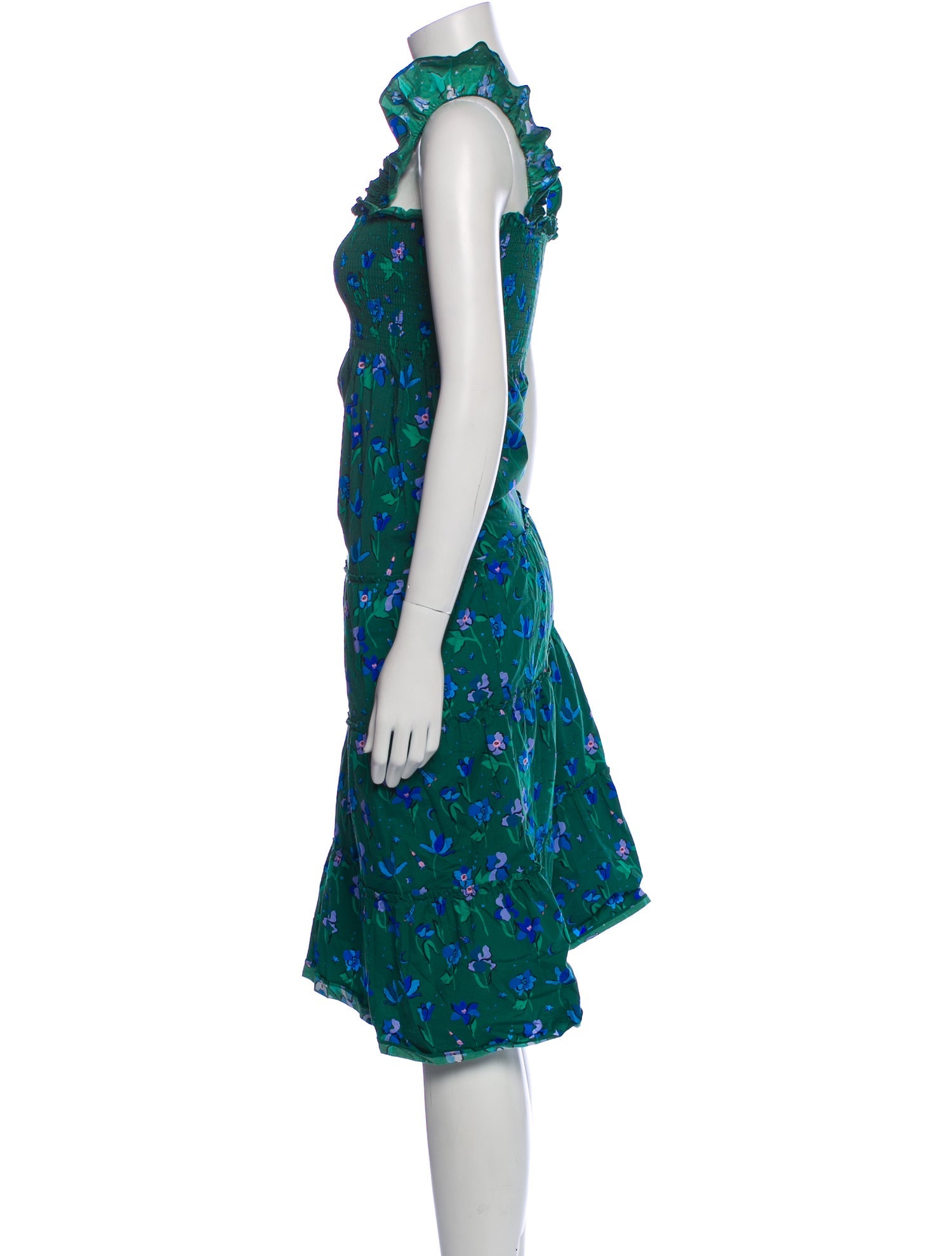 Hill House Home Floral Print Midi Length Dress