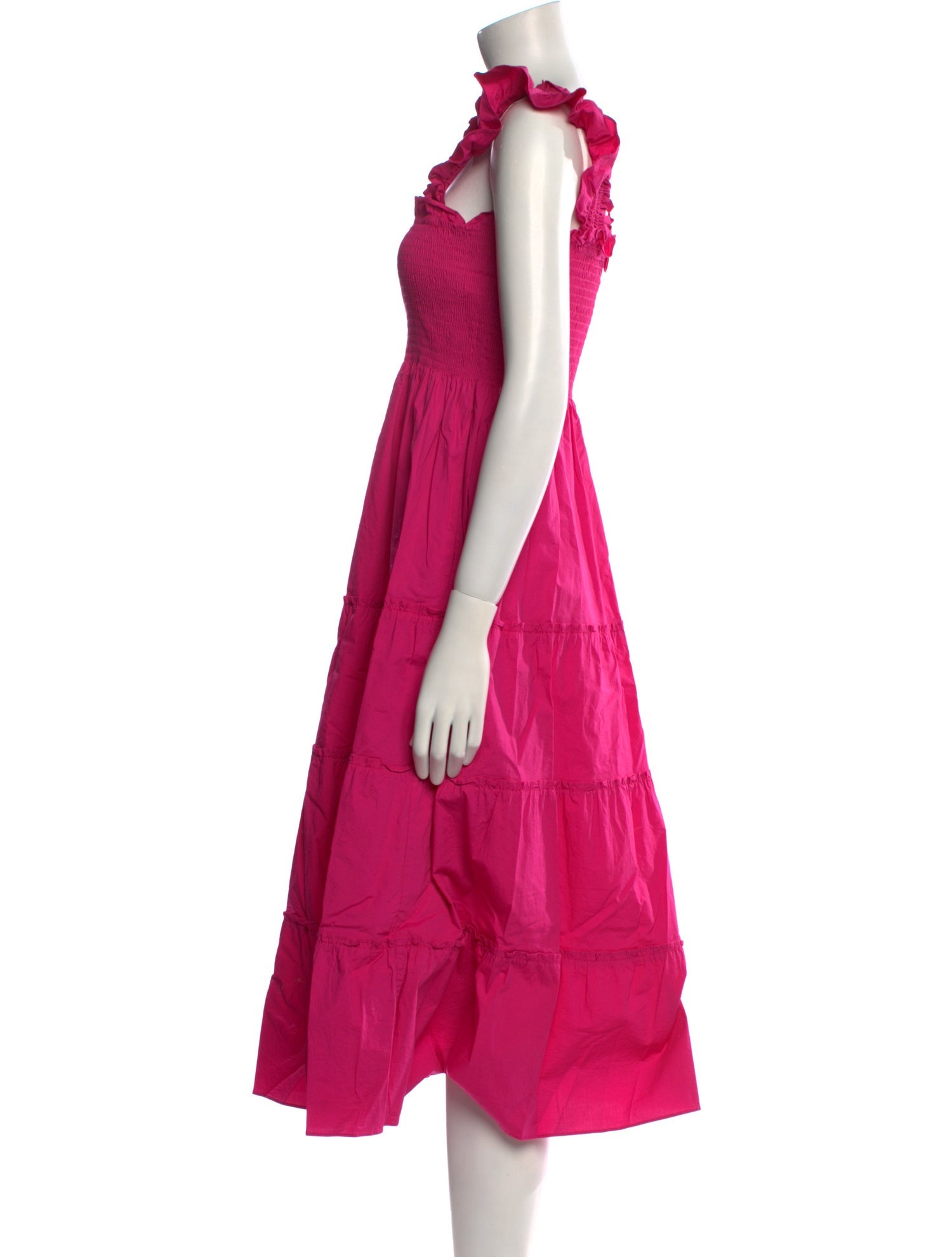 Hill House Home Square Neckline Midi Length Dress