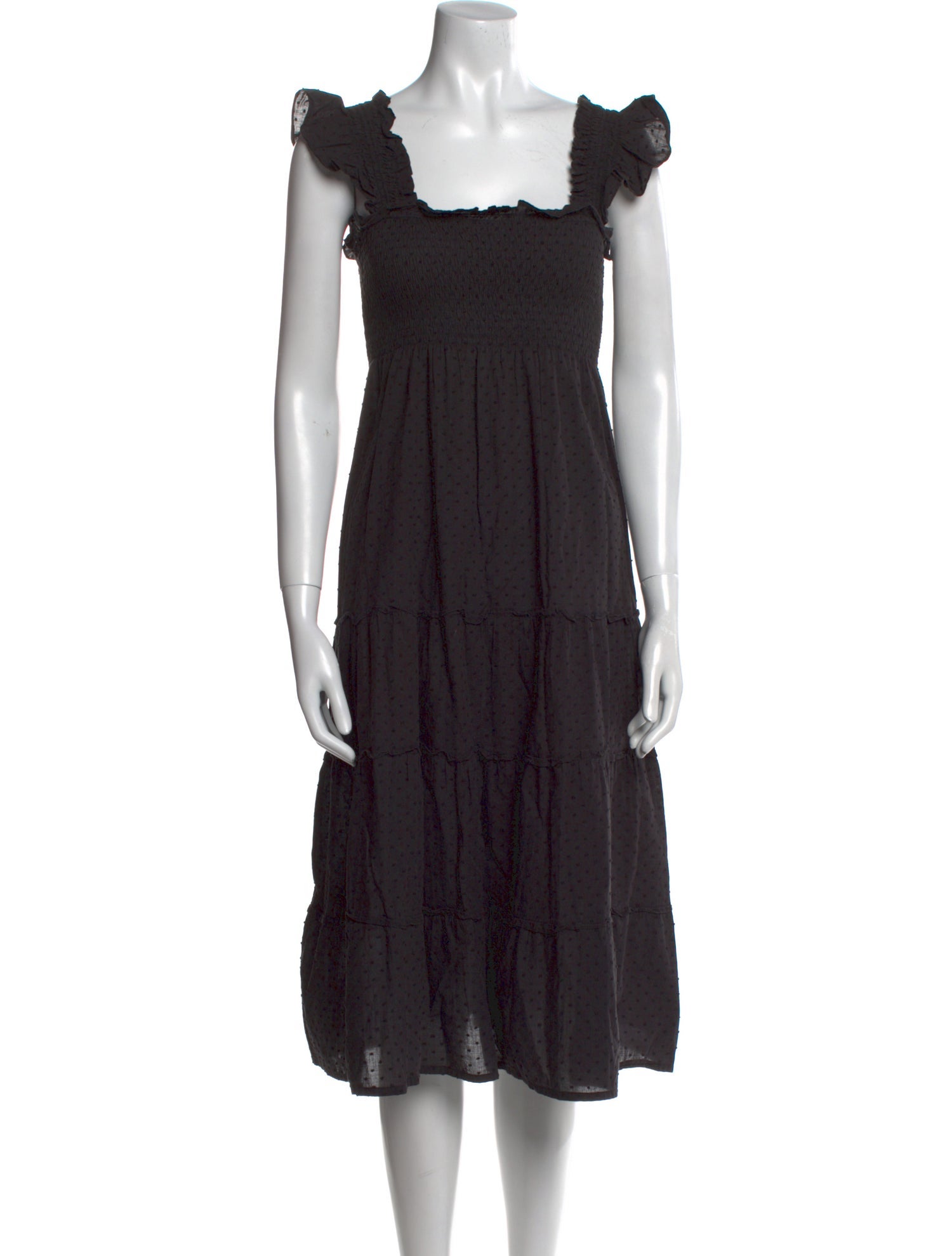 Hill House Home Square Neckline Midi Length Dress