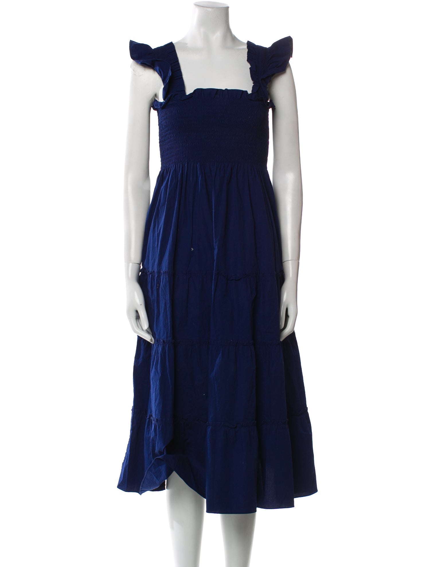 Hill House Home Square Neckline Midi Length Dress