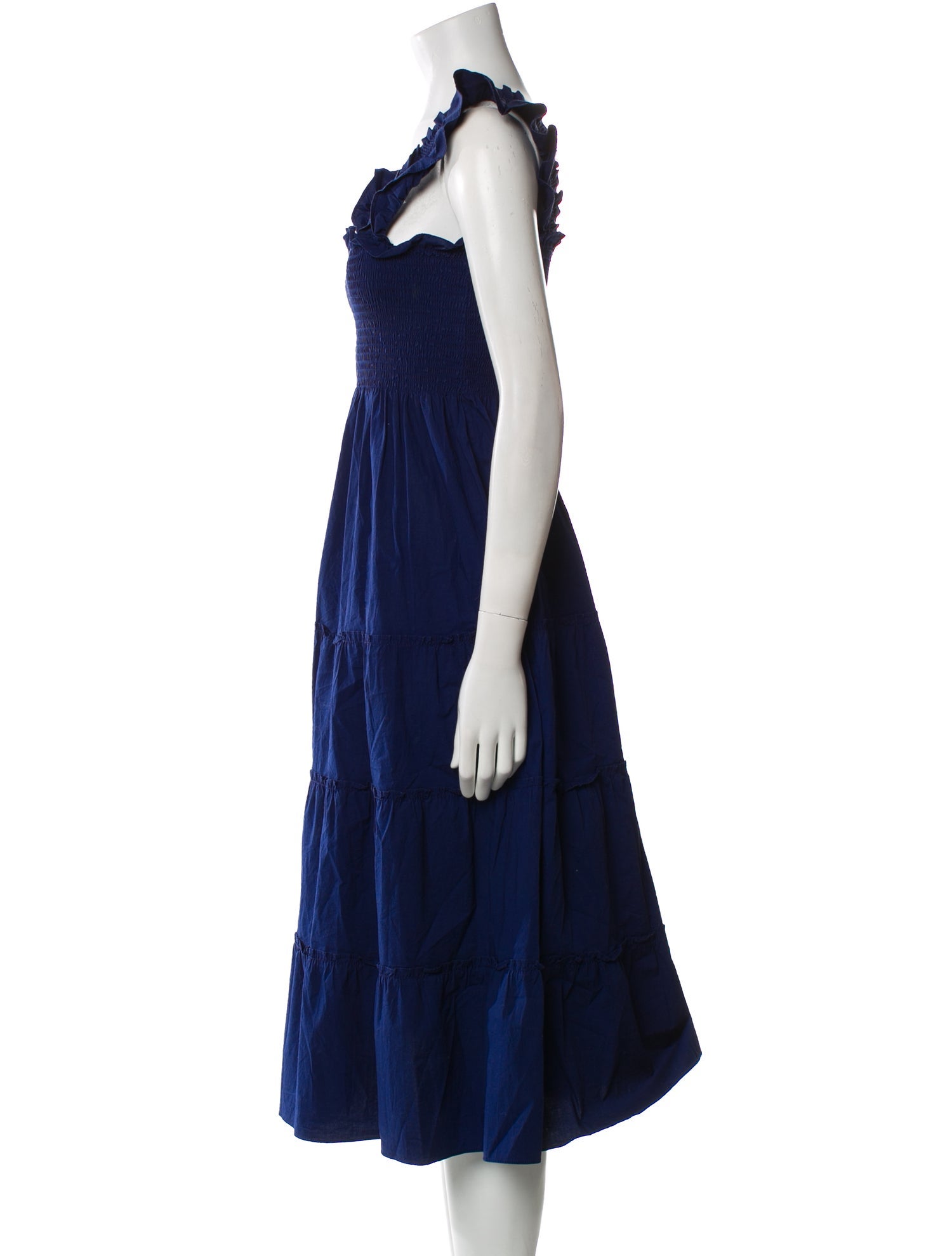 Hill House Home Square Neckline Midi Length Dress