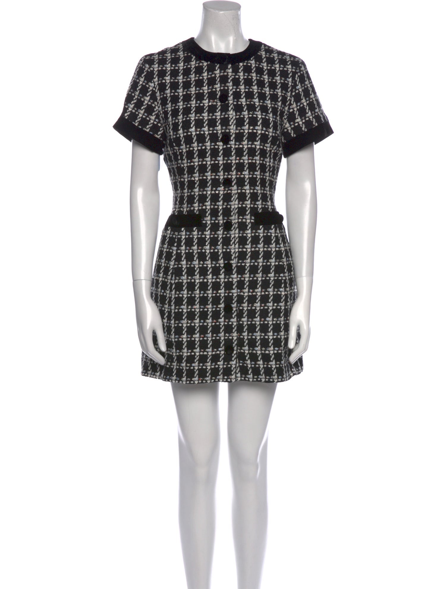 Hill House Home Plaid Print Mini Dress w/ Tags