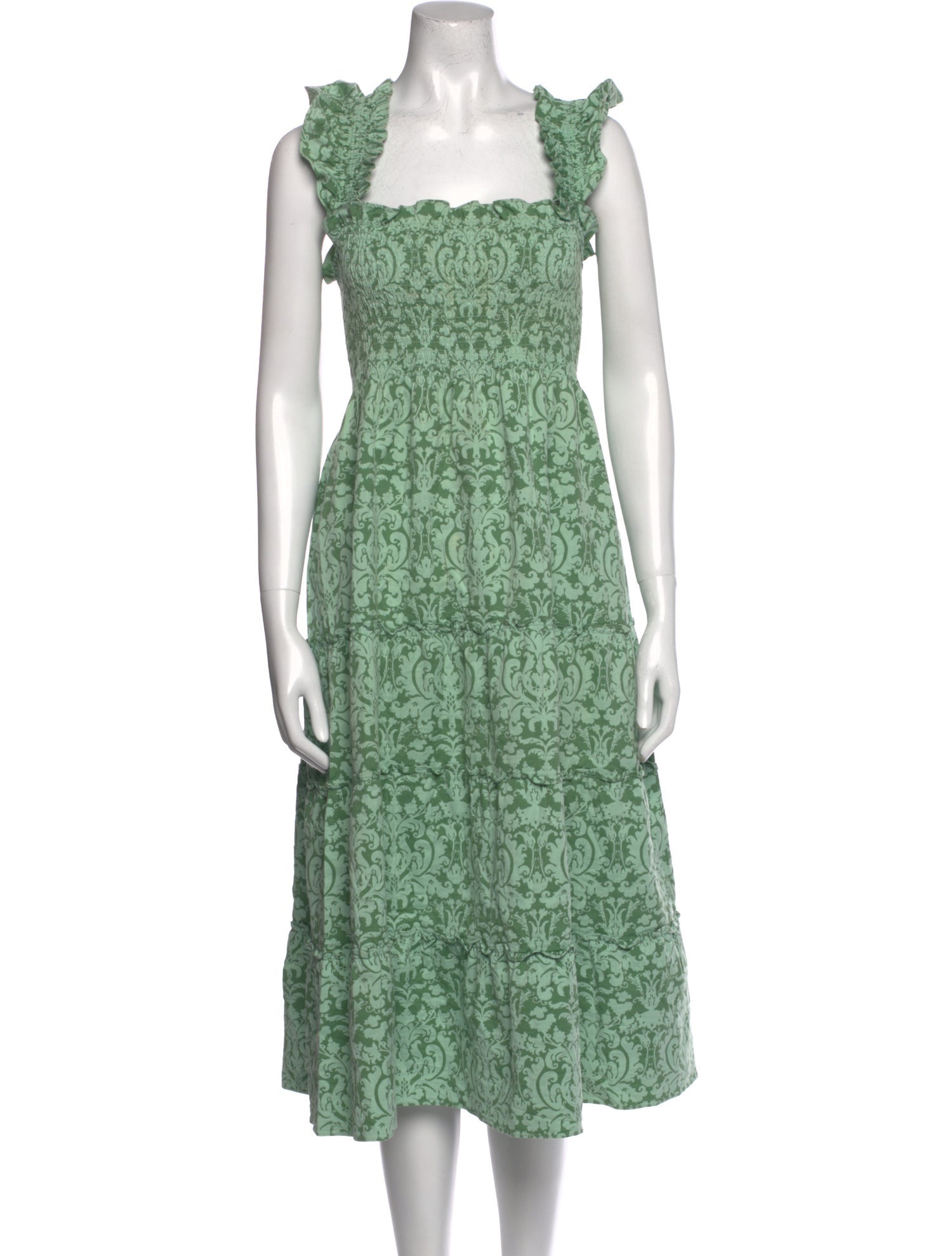 Hill House Home Printed Midi Length Dress