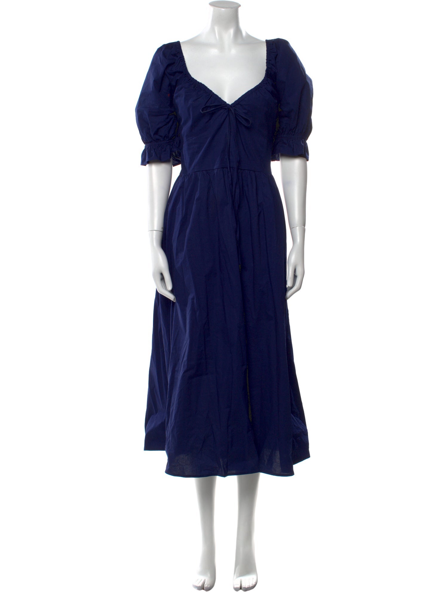 Hill House Home V-Neck Midi Length Dress