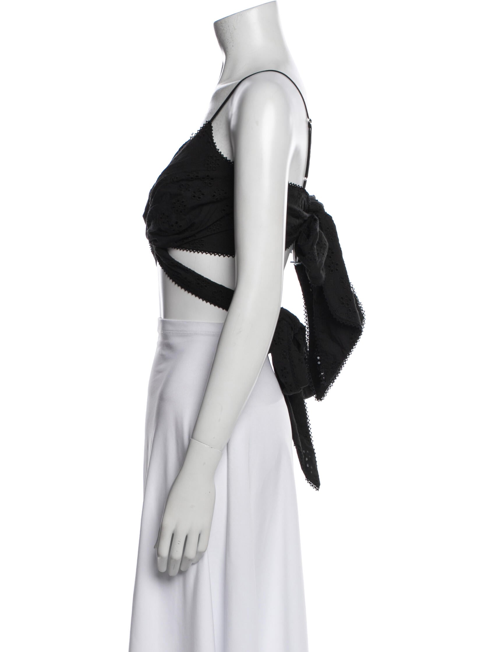 Hill House Home V-Neck Sleeveless Crop Top w/ Tags