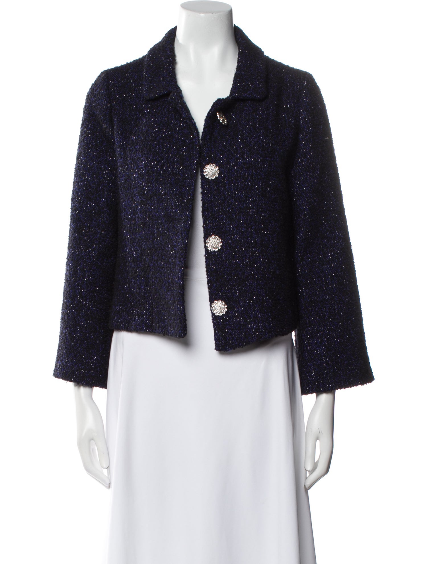 Hill House Home Wool Tweed Pattern Jacket