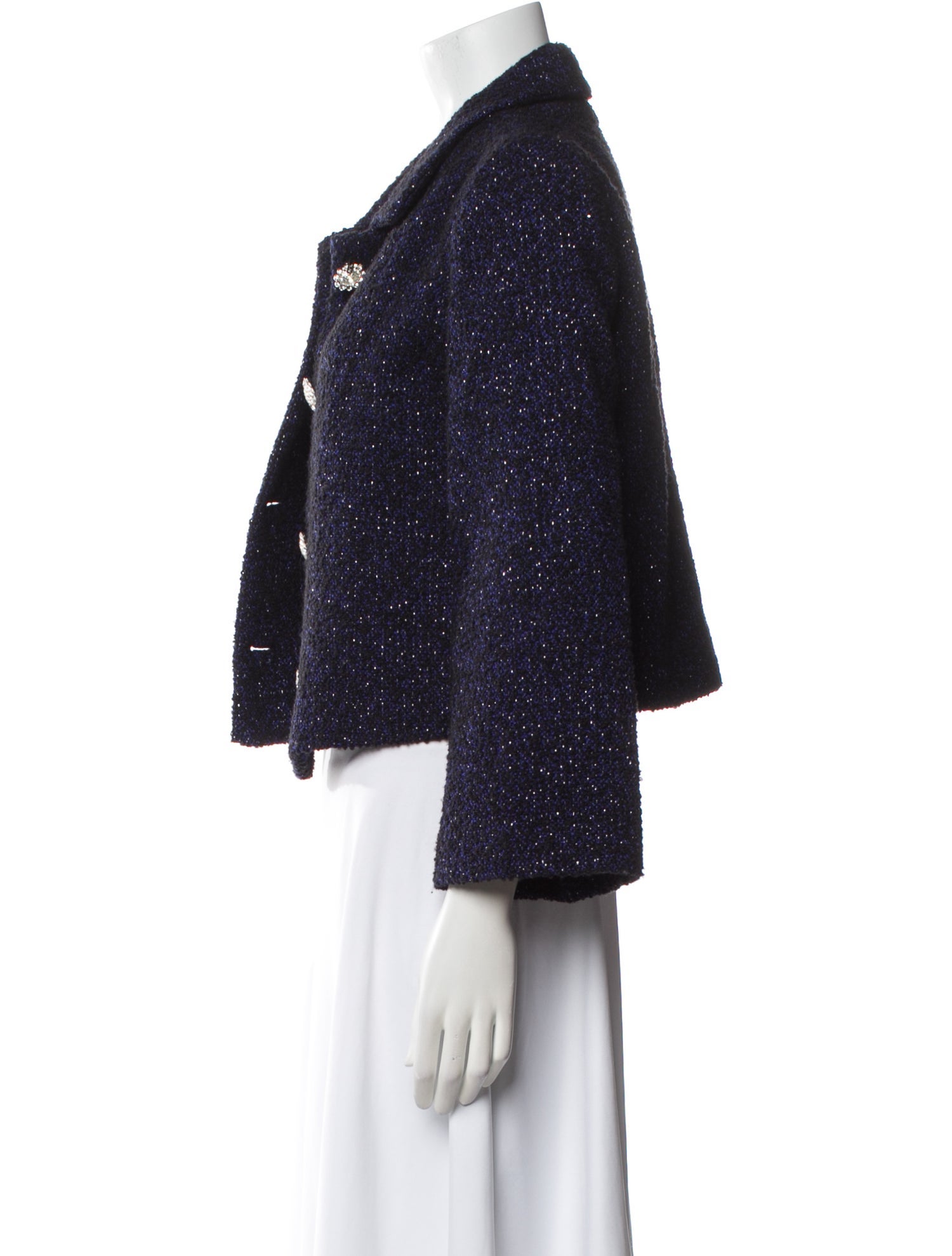 Hill House Home Wool Tweed Pattern Jacket