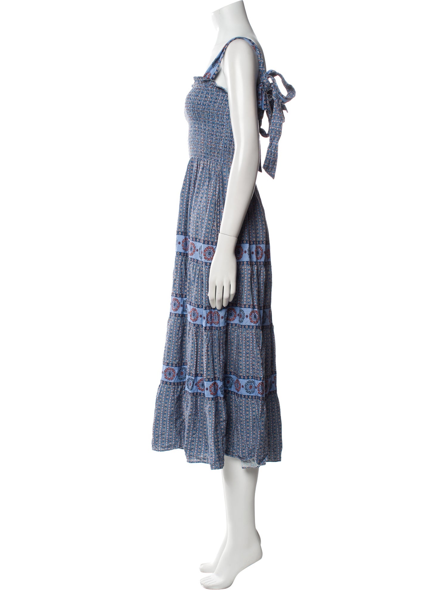 Hill House Home Printed Midi Length Dress