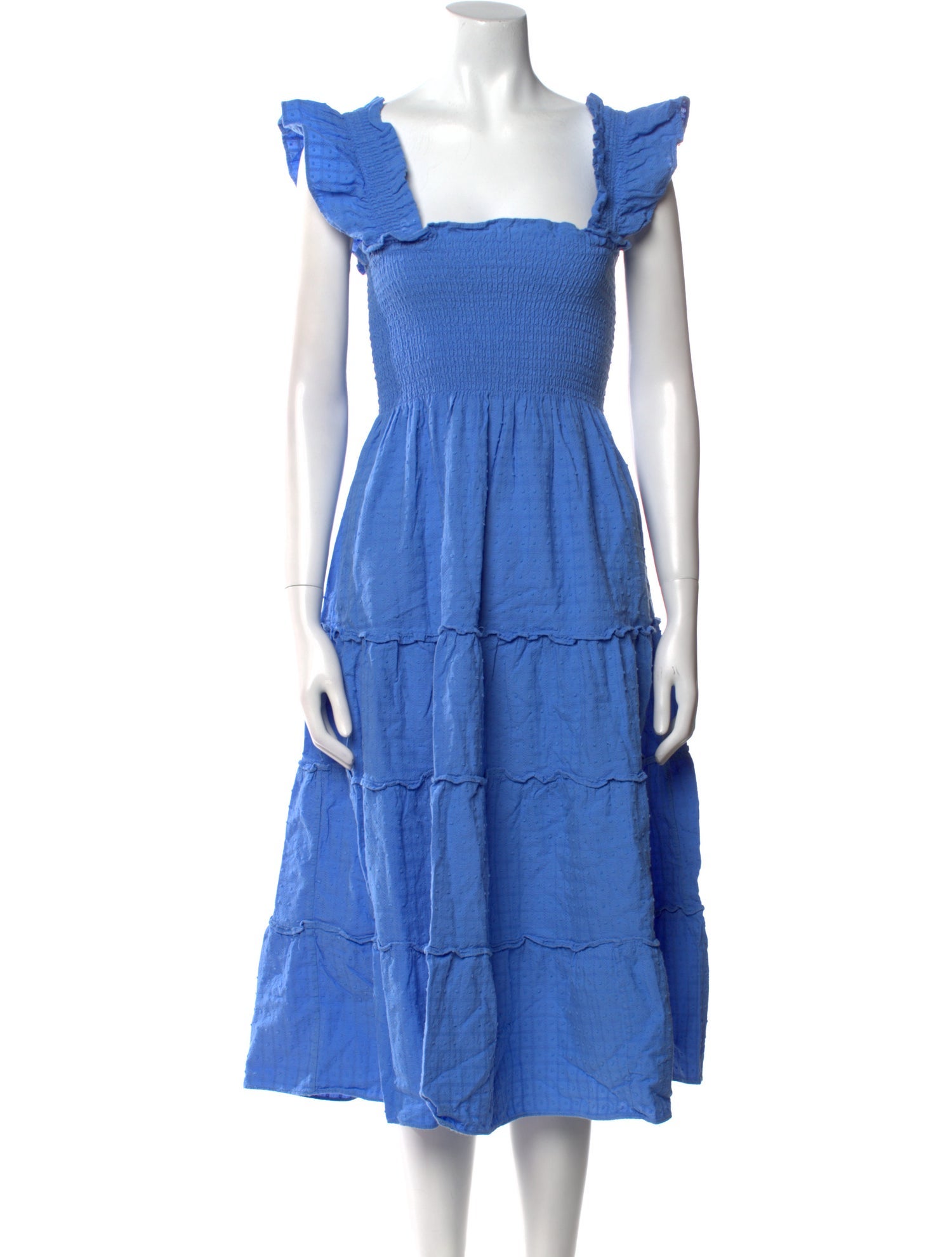 Hill House Home Square Neckline Midi Length Dress