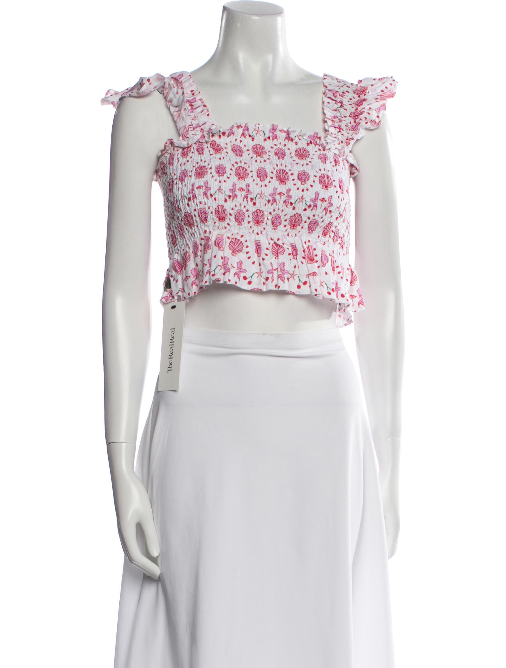 Hill House Home Linen Printed Crop Top