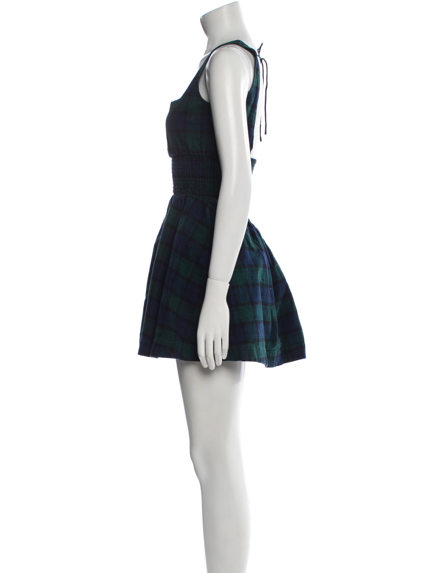 Hill House Home Plaid Print Mini Dress