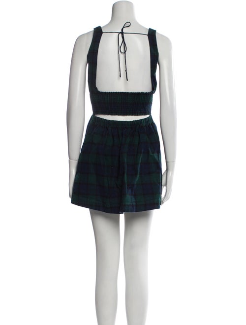 Hill House Home Plaid Print Mini Dress