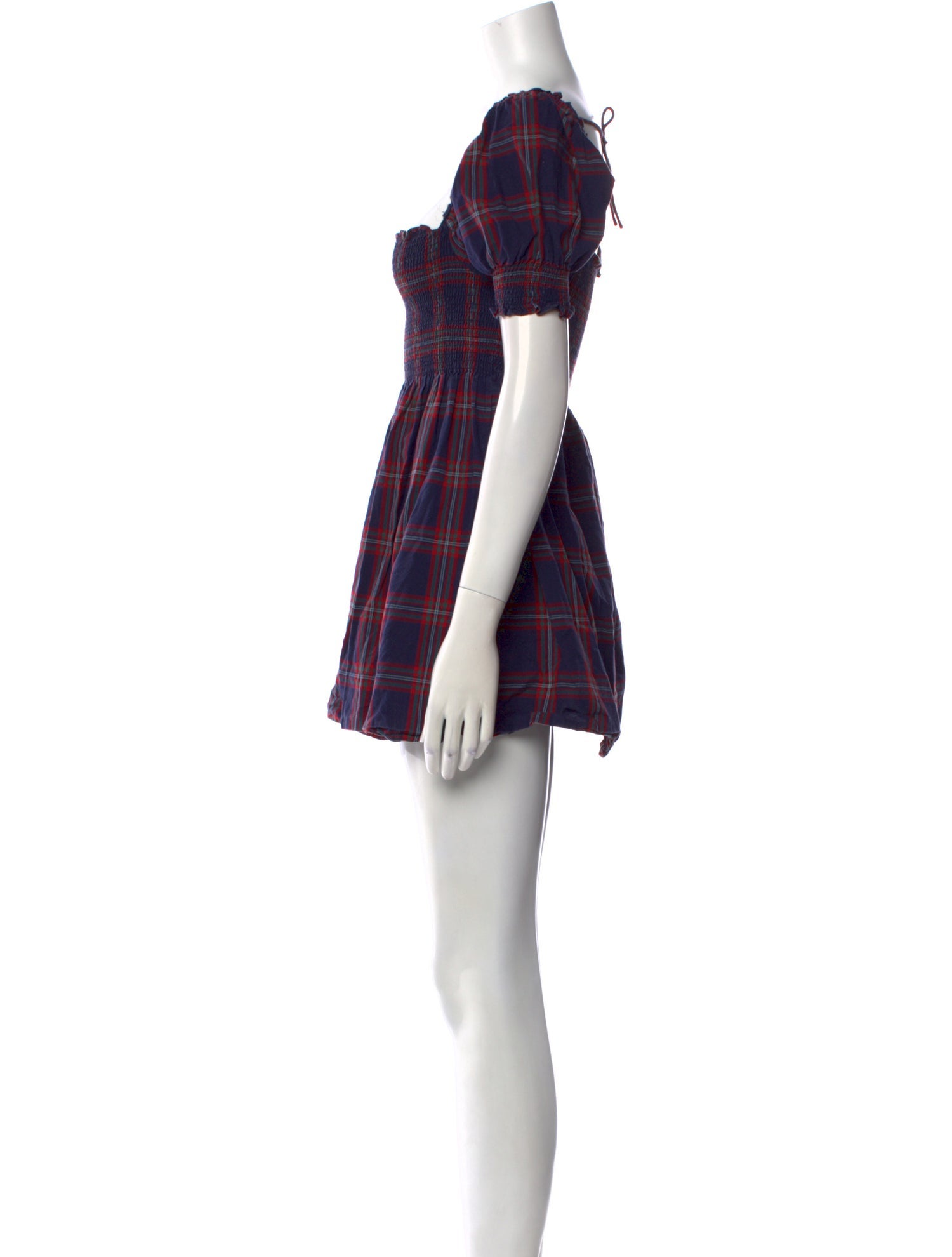 Hill House Home Plaid Print Mini Dress