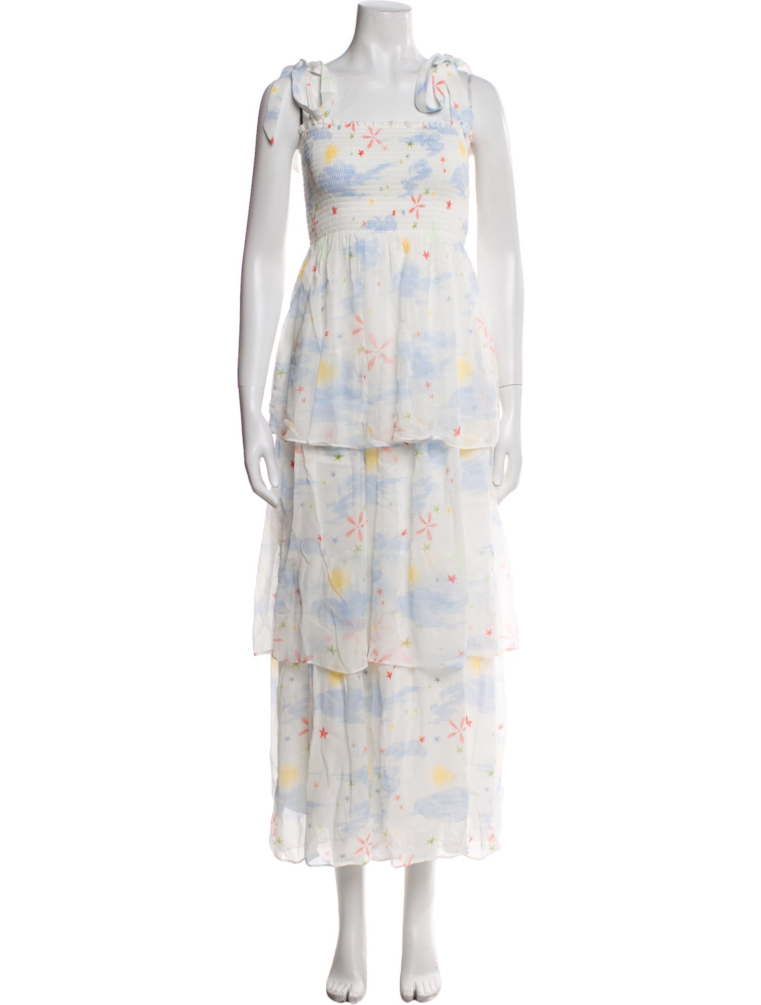 Hill House Home Floral Print Long Dress