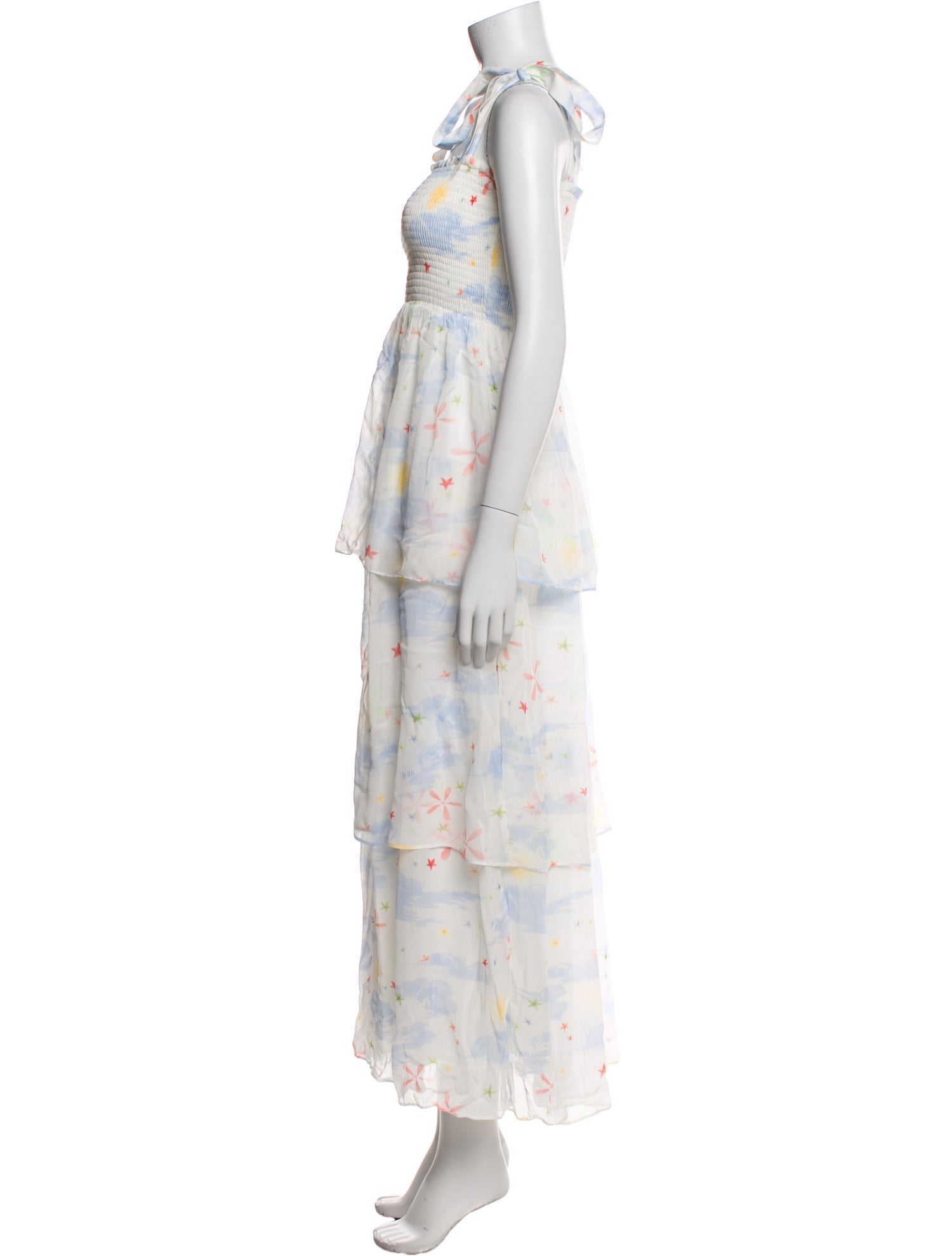 Hill House Home Floral Print Long Dress