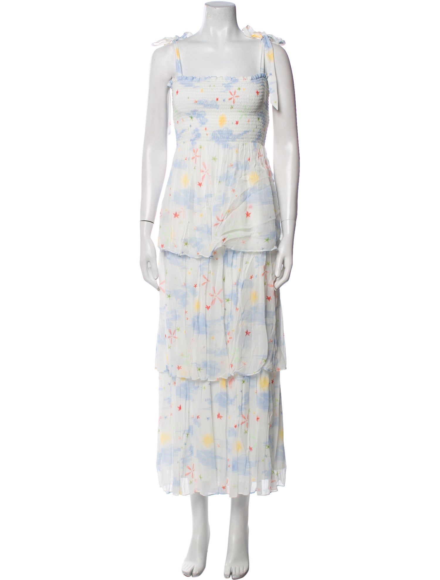 Hill House Home Floral Print Long Dress