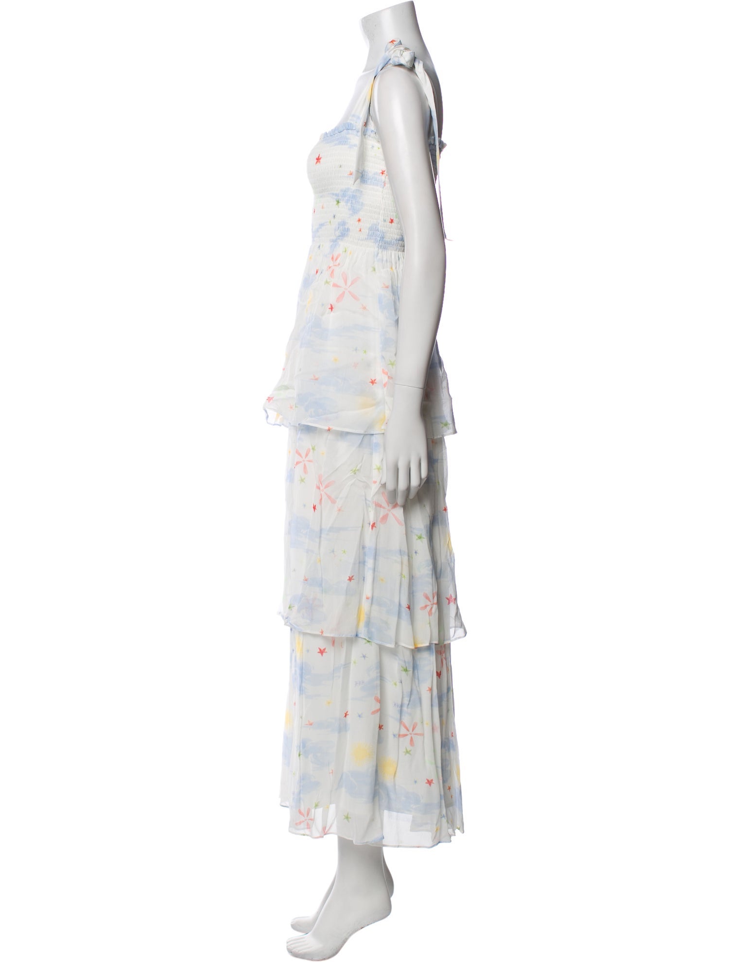 Hill House Home Floral Print Long Dress