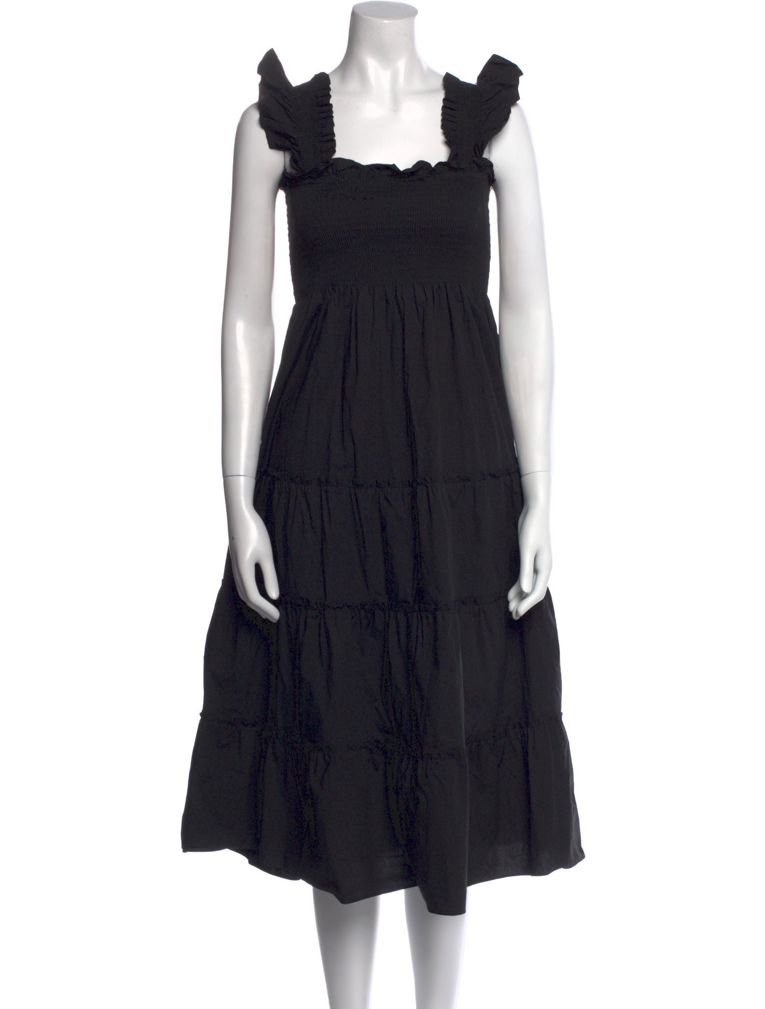 Hill House Home Square Neckline Midi Length Dress