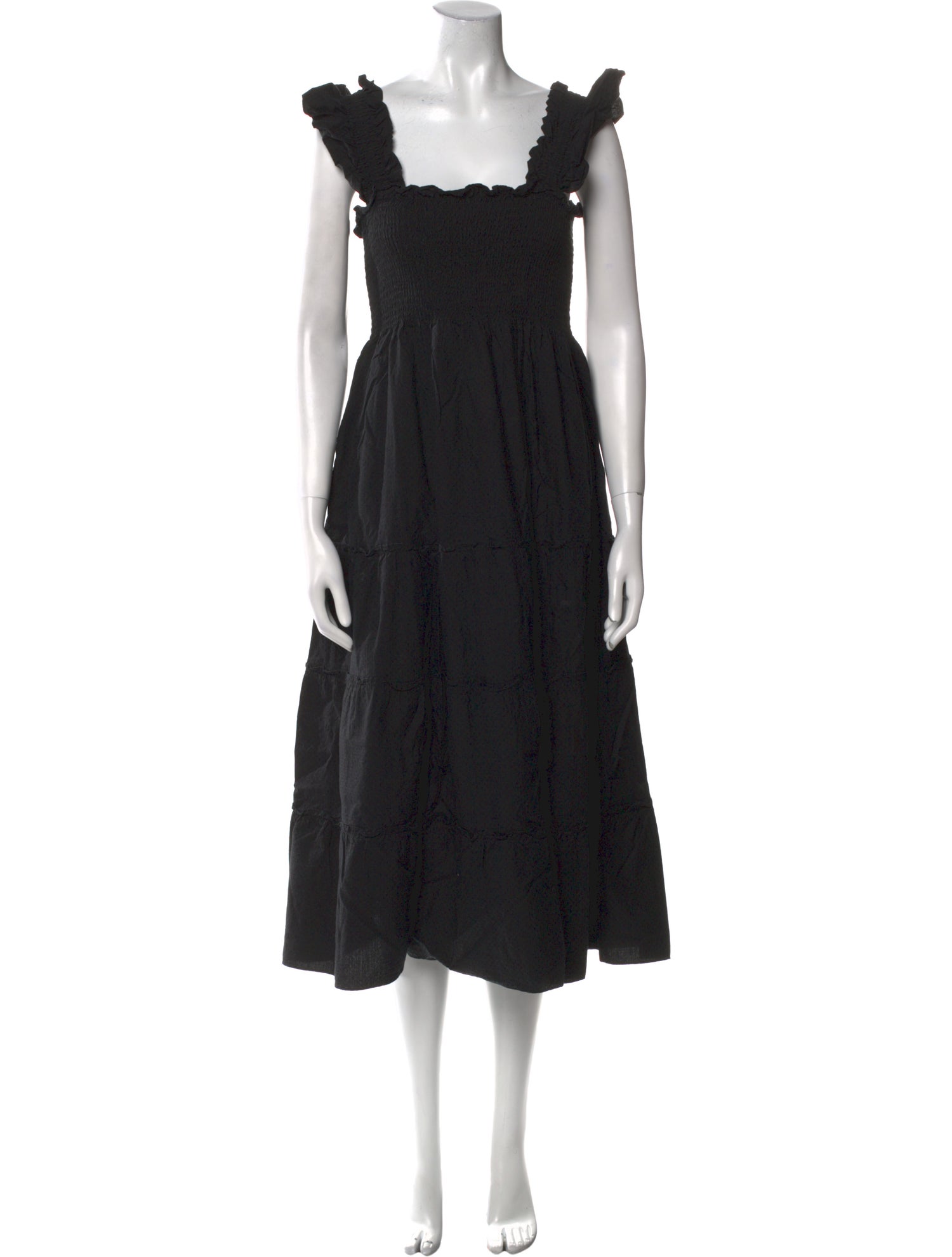 Hill House Home Square Neckline Midi Length Dress