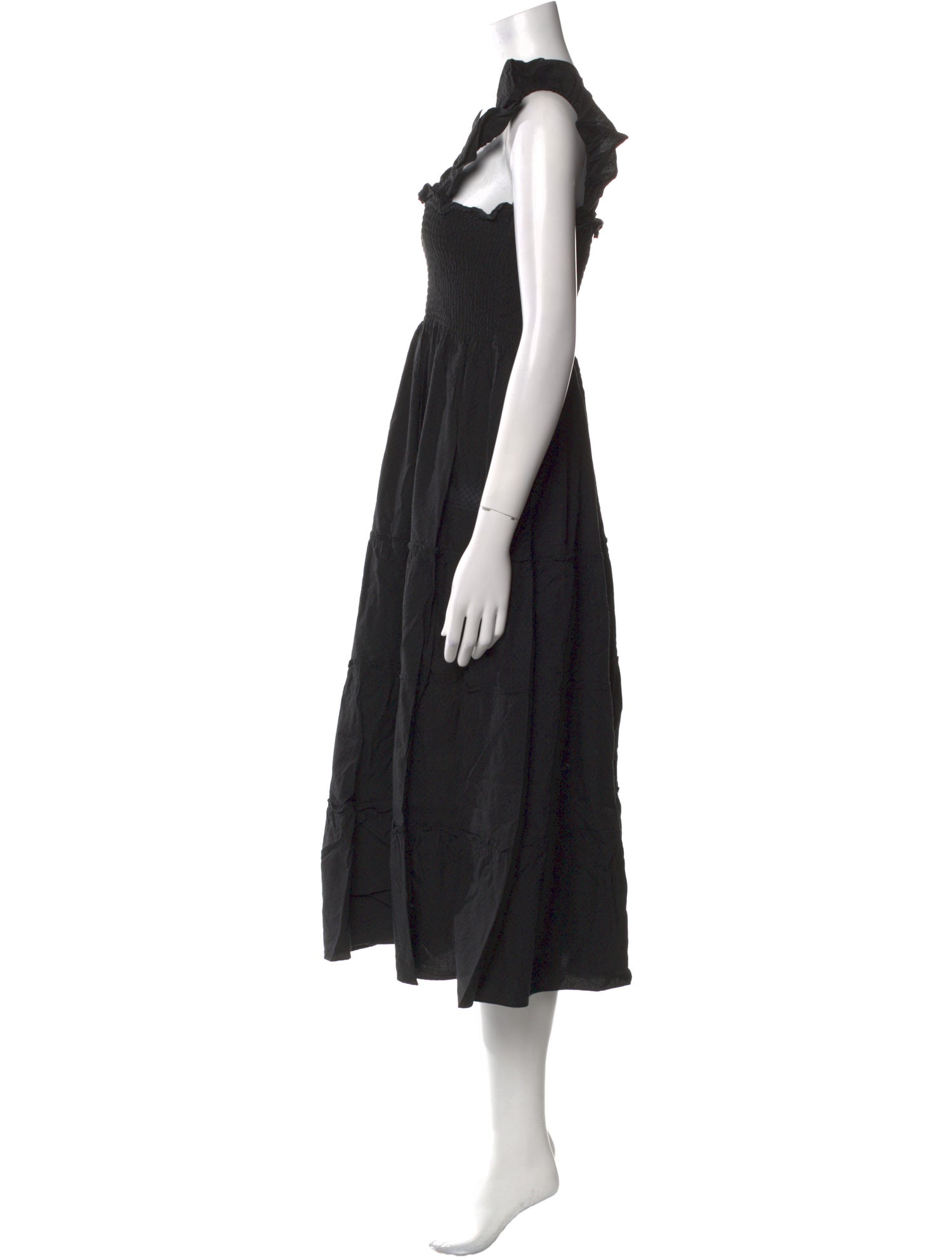 Hill House Home Square Neckline Midi Length Dress